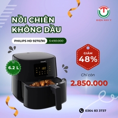 Nồi chiên không dầu 6.2 lít Philips HD9270/90
