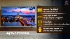 Android Tivi Aqua 43 inch AQT43K800UG