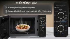 Lò vi sóng có nướng 25 lít Sharp R-G251TV-BK