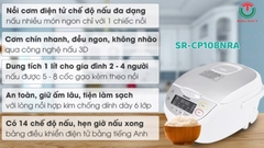 Nồi cơm điện tử Panasonic 1 lít SR-CP108NRA