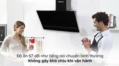 Máy hút mùi kính vát Kangaroo KG1361