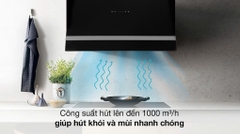 Máy hút mùi kính vát Kangaroo KG1361