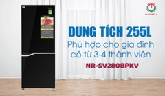 Tủ lạnh PANASONIC Inverter 255 lít NR-SV280BPKV
