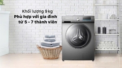 Máy giặt Sharp Inverter 9 kg ES-FM90CB-SB [2025]
