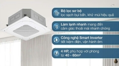 Máy lạnh âm trần LG Inverter 36,000 btu ZTNQ36GNLA1/ZUUQ36GV1