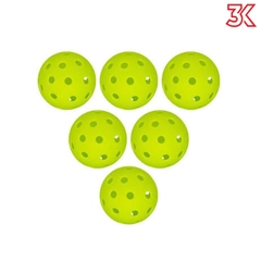 Bóng Pickleball tập luyện thi đấu Geru (hộp 3 quả)