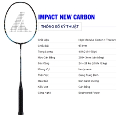 Vợt cầu lông ProKennex IMPACT NEW CARBON 1 vợt 1 túi