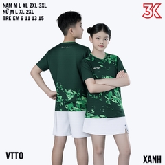 Áo cầu lông thể thao VICTEC STRIKE ON Size Nam Nữ Trẻ Em