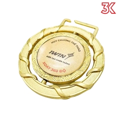 Huy chương kim loại xoay 360 độ mẫu 2024