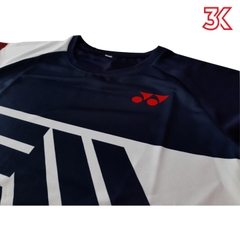 Áo cầu lông Yonex Nam Nữ 2 màu Đen Xanh Mẫu 3K03 2022 1 Áo