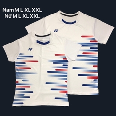 Áo cầu lông Yonex 2019 Nam Nữ Trắng