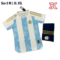 Áo đá banh Fex Thái Agentina 1 bộ có túi 2 bên 2022