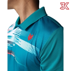 Áo cầu lông VICTEC cổ bẻ  Nam Nữ mẫu AVT18 Xanh ngọc