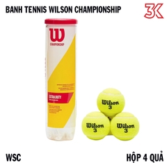 Banh Tennis Wilson Championship Hộp 4 quả [Chính hãng]