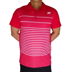 Áo cầu lông yonex cổ bẻ 2019 Nam nữ đỏ