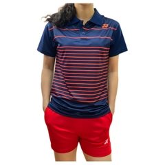 Áo cầu lông yonex cổ bẻ 2019 Nam nữ đen