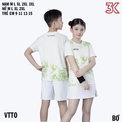 Áo cầu lông thể thao VICTEC STRIKE ON Size Nam Nữ Trẻ Em