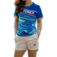 Áo cầu lông Yonex Nam Nữ Xanh Bích 2021 Mẫu 3K01