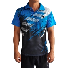 Áo cầu lông có cổ Nam Nữ Victec AVT02 Bích