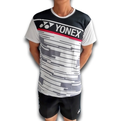 Áo cầu lông Yonex Nam Nữ Trắng 2021 Mẫu 3K01