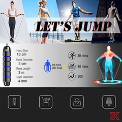 Dây nhảy tập thể dục lõi thép loại tốt [Tặng mã 50k] [Có bảo hành] [Ảnh thật][FreeShip]