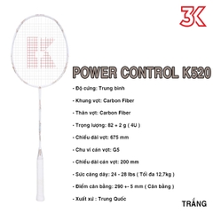 Vợt Cầu Lông Kumpoo Power Control K520 4U 1 khung vợt 1 túi [bảo hành 6T]