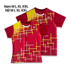 Áo cầu lông Yonex 2020 Nam Nữ Đỏ AT12