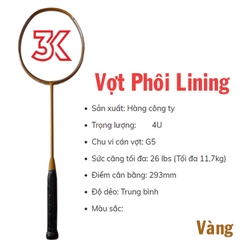 Vợt cầu lông phôi Lining 1 Khung vợt 1 Túi [Chính hãng] [Ảnh thật] [Có bảo hành] [Có sẵn]