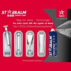 Bình xịt lạnh thể thao StarBalm - Hà Lan 150ml