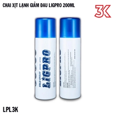 Chai Xịt Lạnh Giảm Đau LIGPRO 200ML 1 Chai