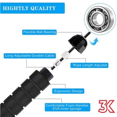 Dây nhảy tập thể dục lõi thép loại tốt [Tặng mã 50k] [Có bảo hành] [Ảnh thật][FreeShip]