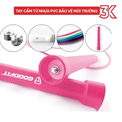 Dây nhảy thể dục chính hãng, lõi thép siêu bền GoodFit GF904JR