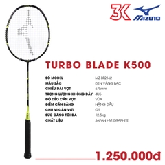 Vợt cầu lông Mizuno Turbo Blade K500 1 Khung vợt 1 Túi [Chính hãng] [Ảnh thật] [Có bảo hành] [Có sẵn]