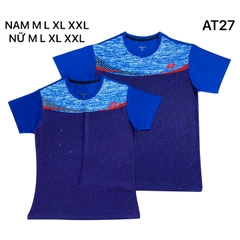 Áo cầu lông Yonex Nam Nữ Tím 2021 Mẫu AT27