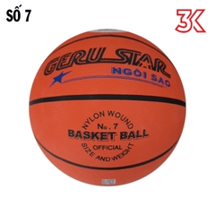 Banh bóng rổ GERU STAR số 7 [FreeShip] [Có bảo hành] [Chính hãng]