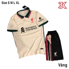 Áo đá banh Fex Thái Livepool sân khách 1 bộ có túi 2 bên 2022