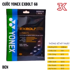 Dây Cước Căng Vợt Yonex BG EXBOLT 68 [Chính Hãng]