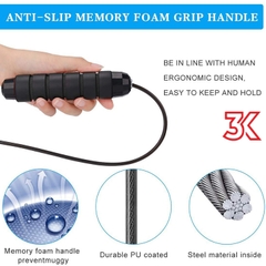 Dây nhảy tập thể dục lõi thép loại tốt [Tặng mã 50k] [Có bảo hành] [Ảnh thật][FreeShip]