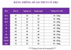 Áo thun cá sấu poly có cổ có viền nam nữ chung S - 4XL