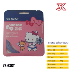 Dây Cước Căng Vợt Victor Hello Kitty VS-KT63 , Shinchan VS-63CS [Chính Hãng]