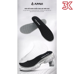 Lót giày thể thao APAVI AL-S01 1 cặp 36-45 [Chính hãng]