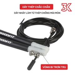 Dây nhảy thể dục chính hãng, lõi thép siêu bền GoodFit GF904JR