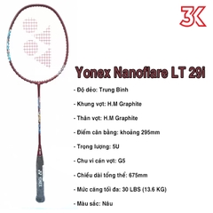 Vợt Cầu Lông Yonex Nanoflare LT 29i 1 Khung Vợt 1 Túi [BH 3 Tháng] [FreeShip] [Chính hãng]