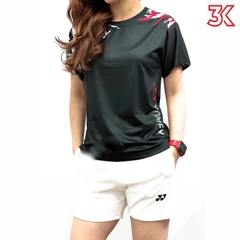 Áo cầu lông Yonex Nam Nữ Đen AT2206 1 Áo