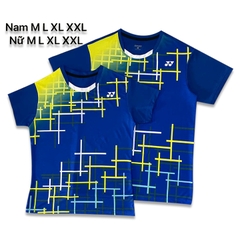 Áo cầu lông Yonex 2020 Nam Nữ Xanh bích AT12