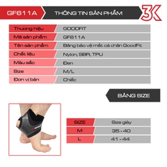 Băng bảo vệ cổ chân mắt cá chân GoodFit GF611A 1 Chiếc [Chính hãng]