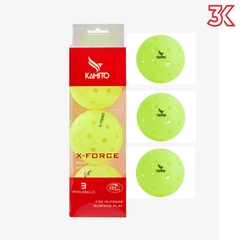 Bóng Thi Đấu Pickleball Kamito X-Force (hộp 3 quả)