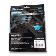 Dây cước căng vợt Yonex BG 66 ULTIMAX 1 bộ