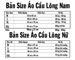 Áo cầu lông Yonex Nam Nữ mẫu AT2209
