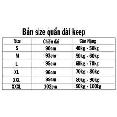 Quần dài Kaiser sọc đỏ size M tới XXXL